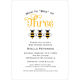 Mom To Bee Triplets Shower Invitations Image 4 of 5